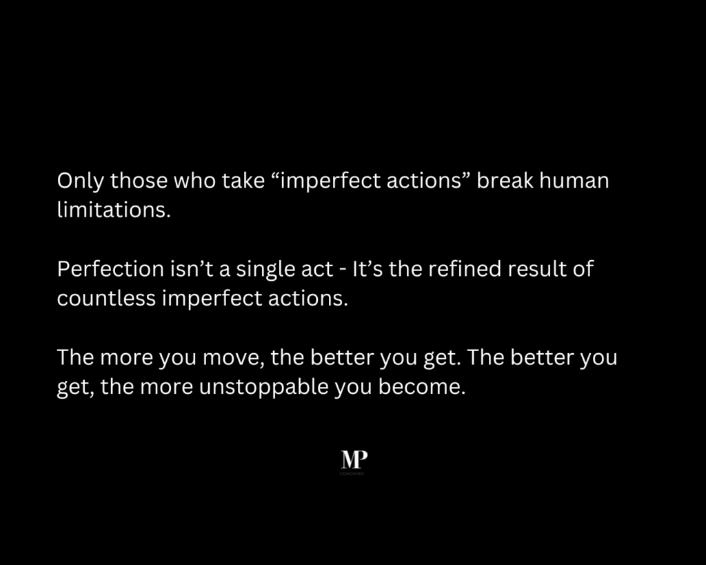Imperfect actions
